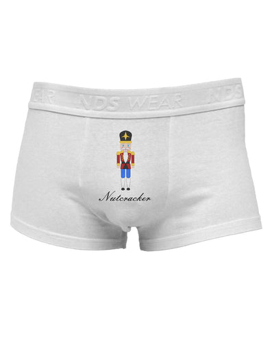 Nutcracker Design - Red Gold Black Text Mens Cotton Trunk Underwear-Men's Trunk Underwear-TooLoud-White-Small-Davson Sales