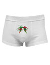 Cowboy Chili Peppers Mens Cotton Trunk Underwear-Men's Trunk Underwear-NDS Wear-White-Small-Davson Sales