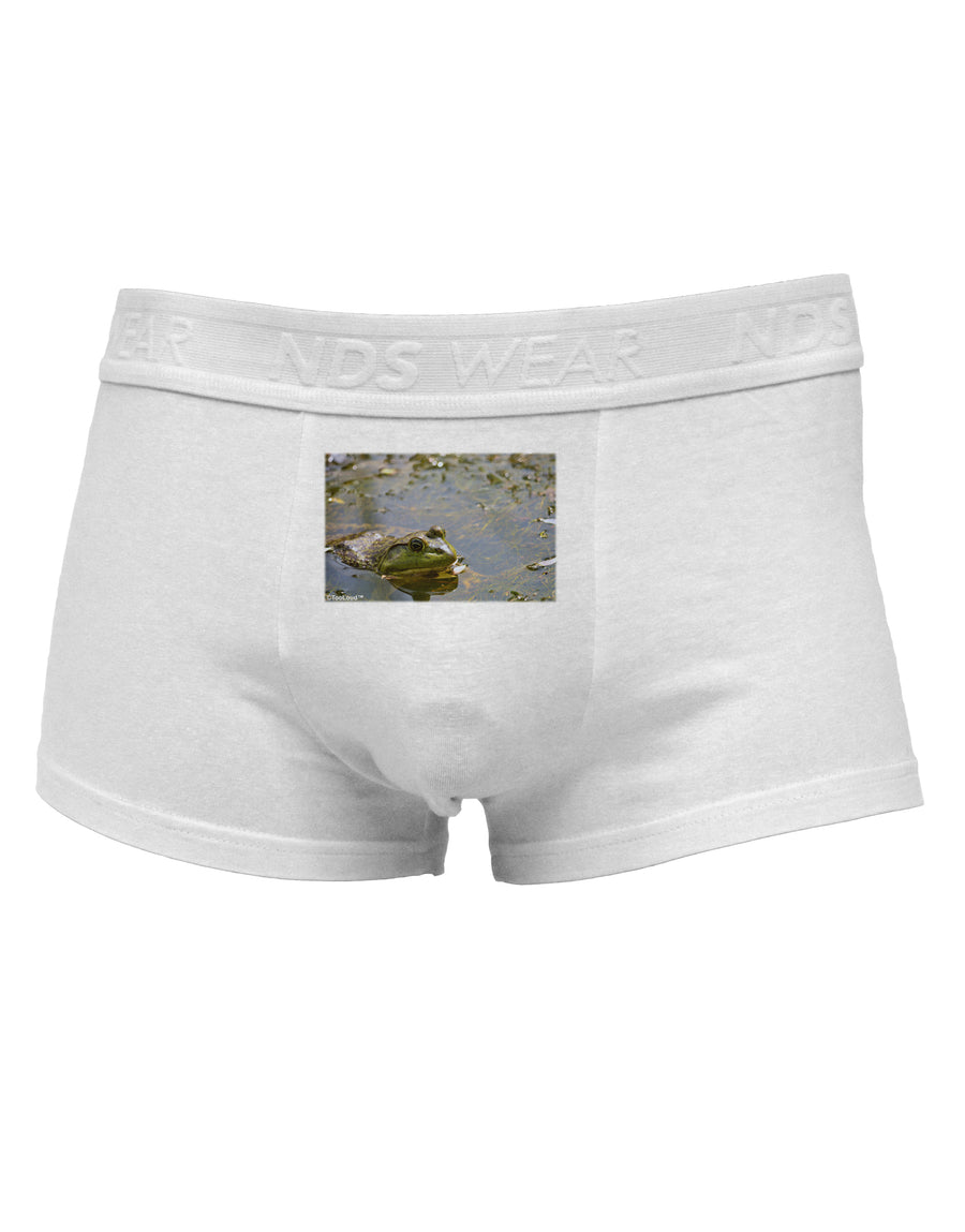 Bullfrog In Water Mens Cotton Trunk Underwear by TooLoud-Men's Trunk Underwear-NDS Wear-White-Small-Davson Sales