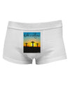 Three Crosses Sunrise - He Is Risen Mens Cotton Trunk Underwear by TooLoud-Men's Trunk Underwear-NDS Wear-White-Small-Davson Sales