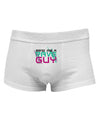 Send Me A Rave Guy Mens Cotton Trunk Underwear-Men's Trunk Underwear-NDS Wear-White-Small-Davson Sales