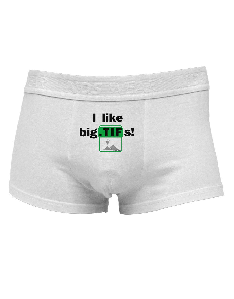 I Like Big Tifs Mens Cotton Trunk Underwear-Men's Trunk Underwear-NDS Wear-White-Small-Davson Sales