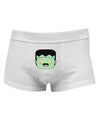 Cute Pixel Monster Mens Cotton Trunk Underwear-Men's Trunk Underwear-NDS Wear-White-Small-Davson Sales