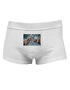 Two Bighorn Rams Mens Cotton Trunk Underwear-Men's Trunk Underwear-NDS Wear-White-Small-Davson Sales