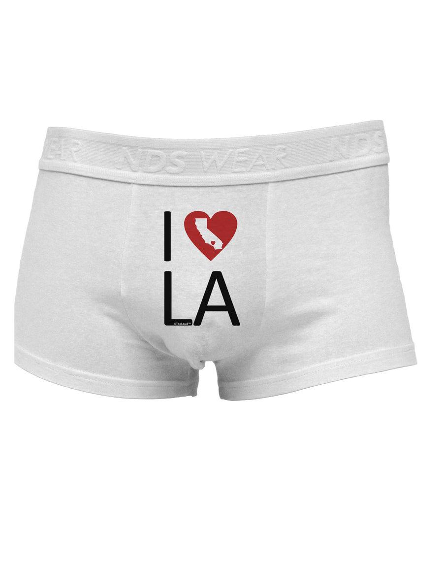 I Heart Los Angeles Mens Cotton Trunk Underwear-Men's Trunk Underwear-NDS Wear-White-Small-Davson Sales