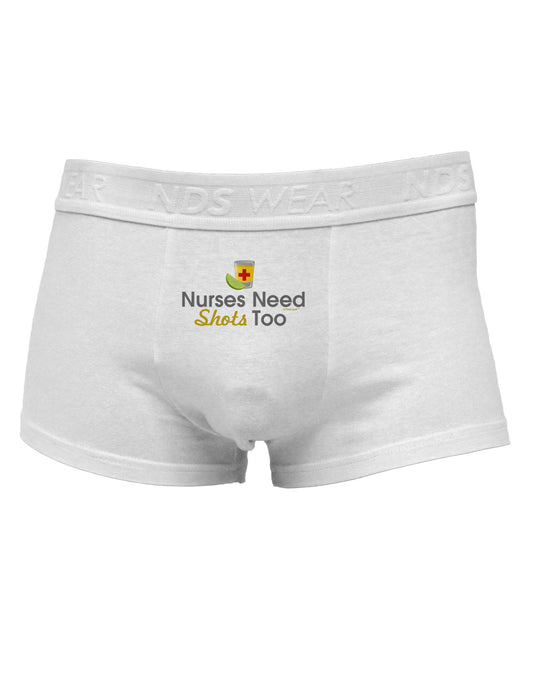 Nurses Need Shots Too Mens Cotton Trunk Underwear-Men's Trunk Underwear-NDS Wear-White-Small-Davson Sales