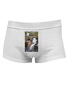 Colorado Waterfall Scene Text Mens Cotton Trunk Underwear-Men's Trunk Underwear-NDS Wear-White-Small-Davson Sales