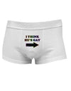 I Think He's Gay Right Mens Cotton Trunk Underwear by TooLoud-Men's Trunk Underwear-NDS Wear-White-Small-Davson Sales