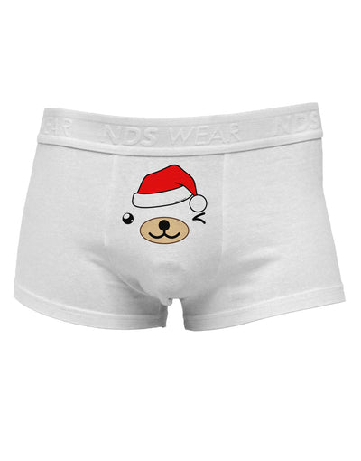 Kyu-T Face Beartholomew Santa Boy BearMens Cotton Trunk Underwear-Men's Trunk Underwear-NDS Wear-White-Small-Davson Sales