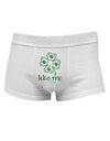 Kiss Me Clover Mens Cotton Trunk Underwear-Men's Trunk Underwear-NDS Wear-White-Small-Davson Sales