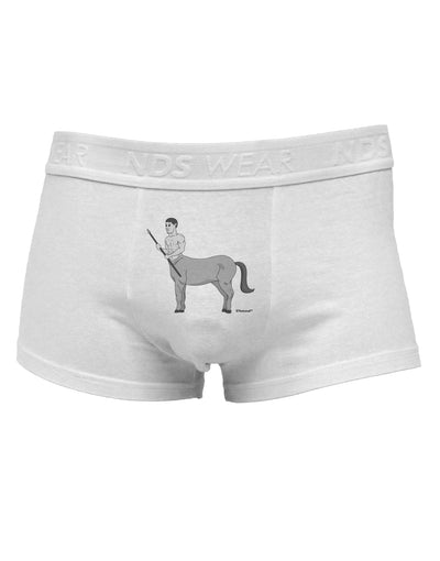 Greek Mythology Centaur Design - GrayscaleMens Cotton Trunk Underwear by TooLoud-Men's Trunk Underwear-NDS Wear-White-Small-Davson Sales