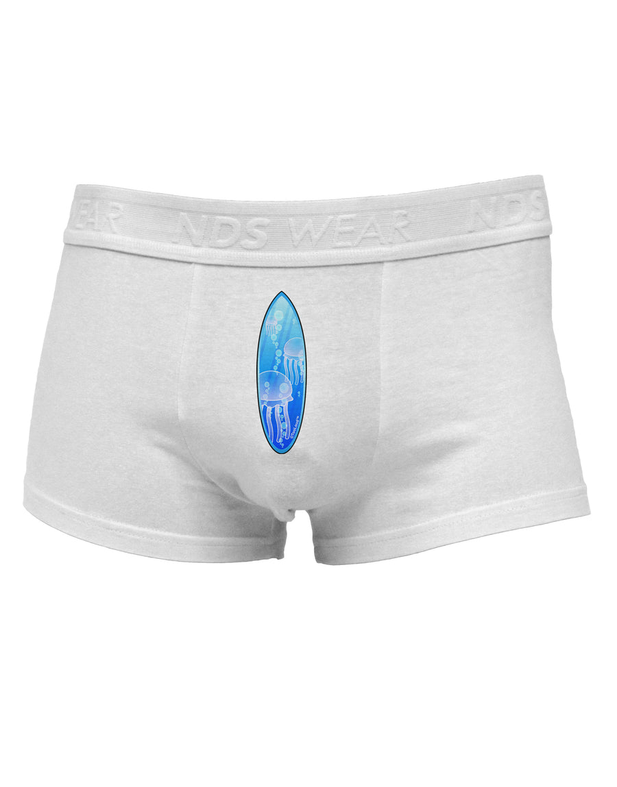 Jellyfish Surfboard Mens Cotton Trunk Underwear by TooLoud-Men's Trunk Underwear-NDS Wear-White-Small-Davson Sales