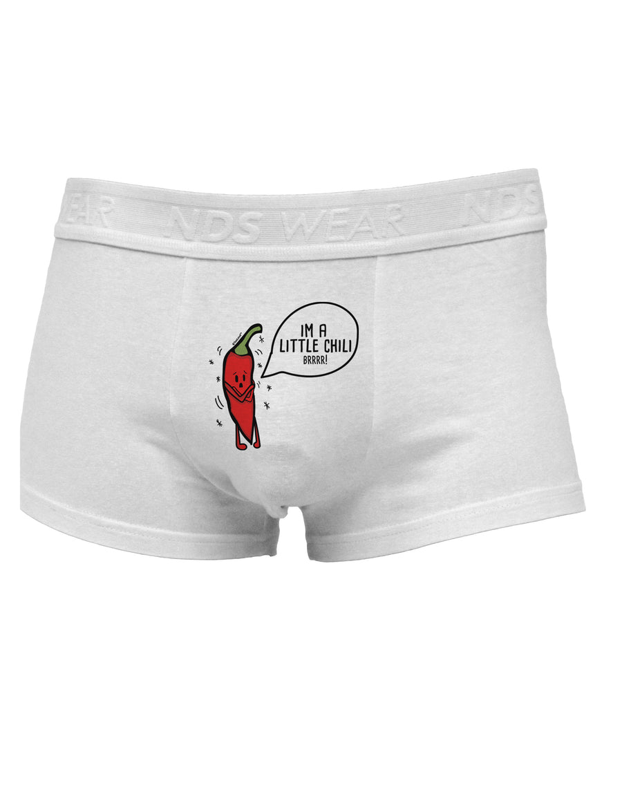 I'm a Little Chilli Mens Cotton Trunk Underwear-Men's Trunk Underwear-NDS Wear-White-Small-Davson Sales