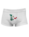 Mexican Roots - Mexico Outline Mexican Flag Mens Cotton Trunk Underwear by TooLoud-Men's Trunk Underwear-NDS Wear-White-Small-Davson Sales