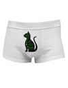 Happy St. Catty's Day - St. Patrick's Day Cat Mens Cotton Trunk Underwear by TooLoud-Men's Trunk Underwear-TooLoud-White-Small-Davson Sales