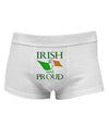 Irish and Proud Mens Cotton Trunk Underwear-Men's Trunk Underwear-NDS Wear-White-Small-Davson Sales