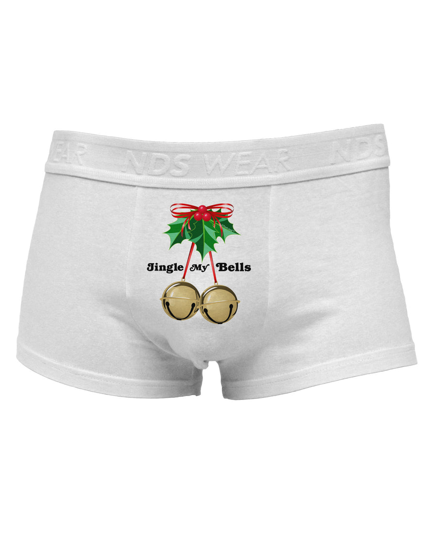 Jingle My Bells Mens Cotton Trunk Underwear-Men's Trunk Underwear-NDS Wear-White-Small-Davson Sales