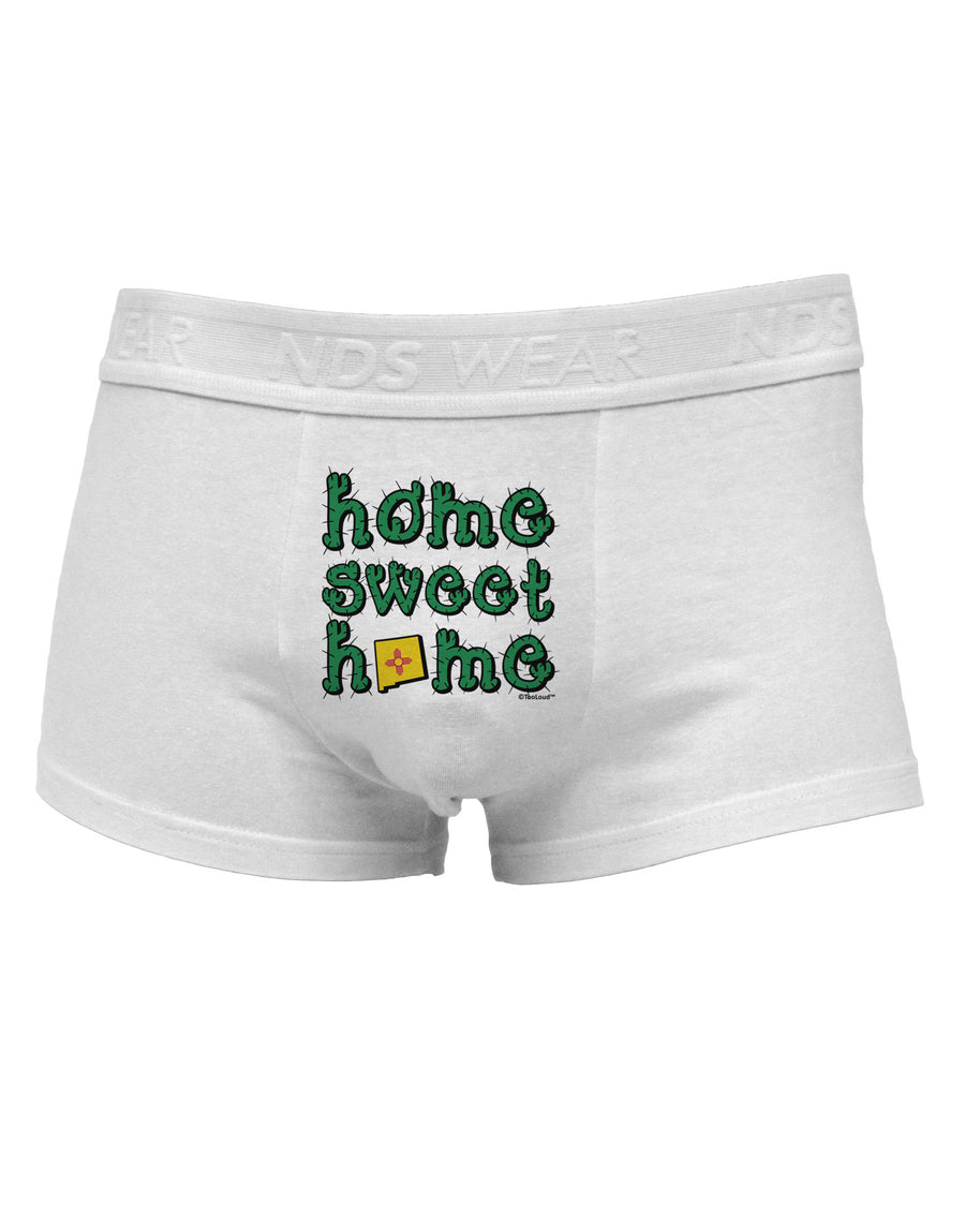 Home Sweet Home - New Mexico - Cactus and State Flag Mens Cotton Trunk Underwear by TooLoud-Men's Trunk Underwear-TooLoud-White-Small-Davson Sales