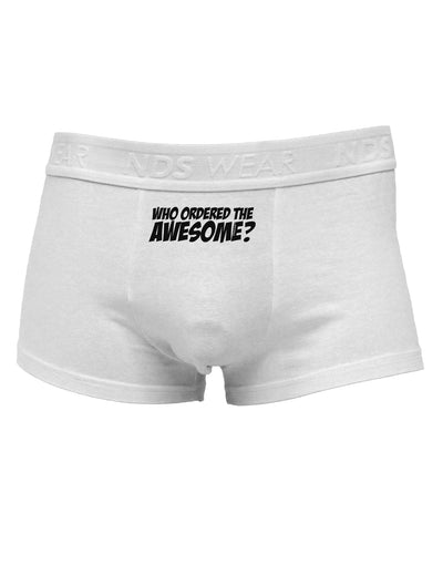 Who Ordered The AwesomeMens Cotton Trunk Underwear by TooLoud-Men's Trunk Underwear-NDS Wear-White-Small-Davson Sales