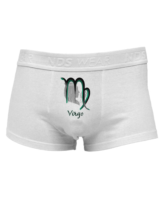 Virgo Symbol Mens Cotton Trunk Underwear-Men's Trunk Underwear-NDS Wear-White-Small-Davson Sales