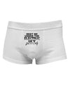 Electric Sky BnW Mens Cotton Trunk Underwear-Men's Trunk Underwear-NDS Wear-White-Small-Davson Sales