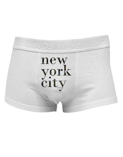 New York City - City Lights Mens Cotton Trunk Underwear by TooLoud-Men's Trunk Underwear-TooLoud-White-Small-Davson Sales