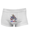 TooLoud AMERISAURUS REX Mens Cotton Trunk Underwear-Men's Trunk Underwear-NDS Wear-White-Small-Davson Sales