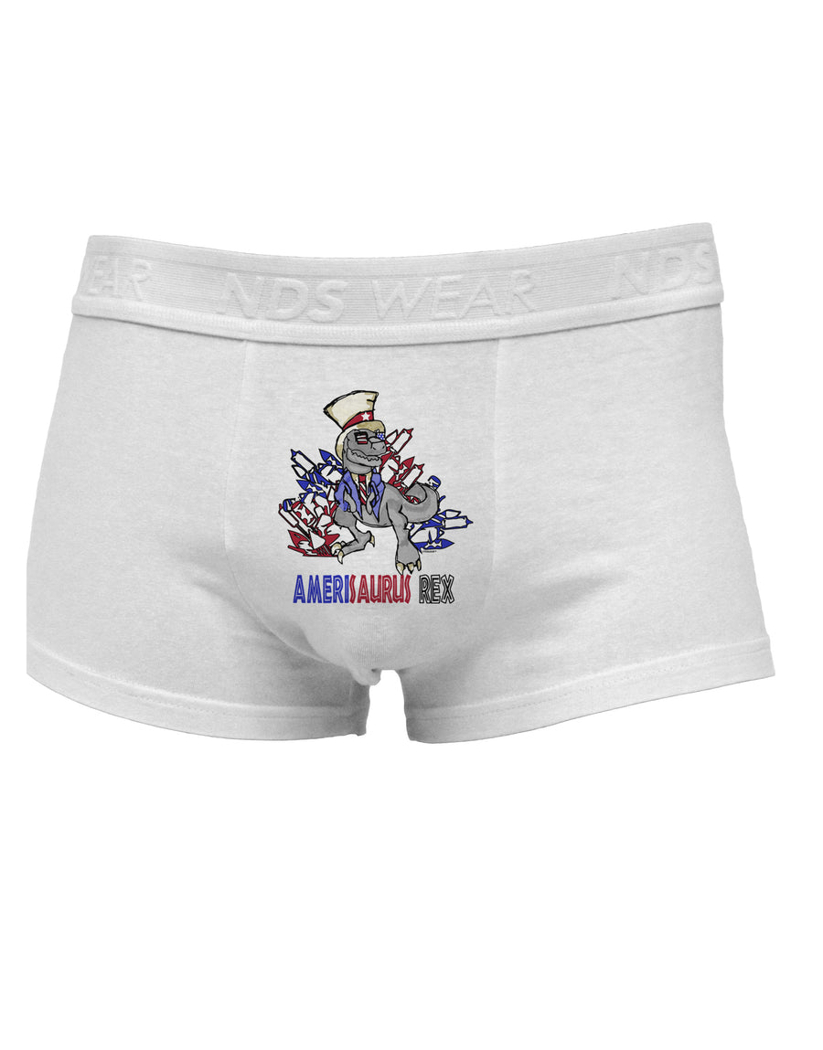 TooLoud AMERISAURUS REX Mens Cotton Trunk Underwear-Men's Trunk Underwear-NDS Wear-White-Small-Davson Sales