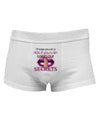 If You Can Keep Our Secrets Mens Cotton Trunk Underwear-Men's Trunk Underwear-NDS Wear-White-Small-Davson Sales