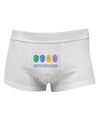 Happy Hanukkah Dreidels Mens Cotton Trunk Underwear-Men's Trunk Underwear-TooLoud-White-Small-Davson Sales