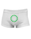TooLoud Watercolor Spearmint Mens Cotton Trunk Underwear-Men's Trunk Underwear-NDS Wear-White-Small-Davson Sales