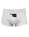 Oklahoma - United States Shape Mens Cotton Trunk Underwear by TooLoud-Men's Trunk Underwear-NDS Wear-White-Small-Davson Sales