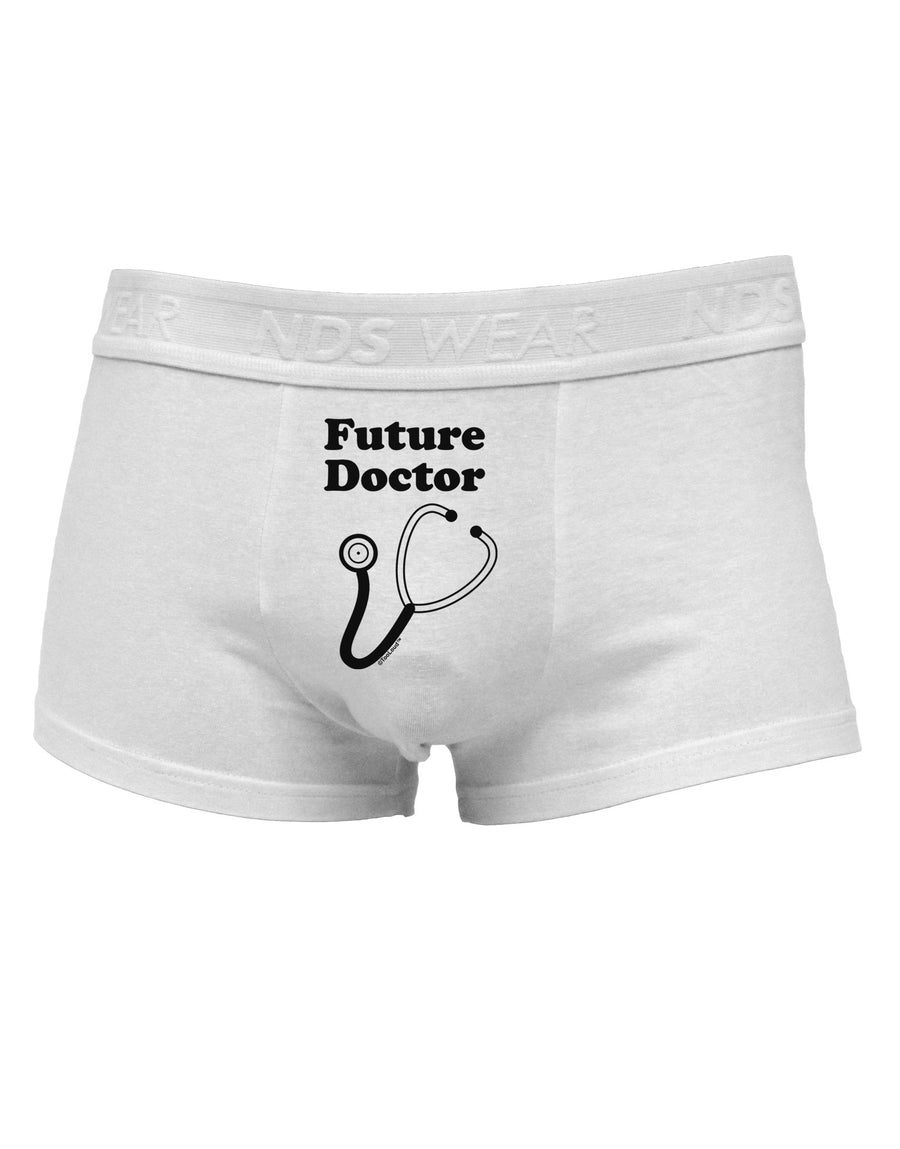 Future Doctor Mens Cotton Trunk Underwear-Men's Trunk Underwear-NDS Wear-White-Small-Davson Sales