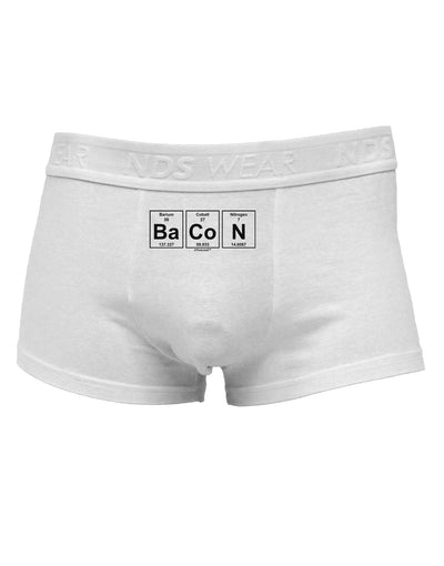 Bacon Periodic Table of ElementsMens Cotton Trunk Underwear by TooLoud-Men's Trunk Underwear-NDS Wear-White-Small-Davson Sales