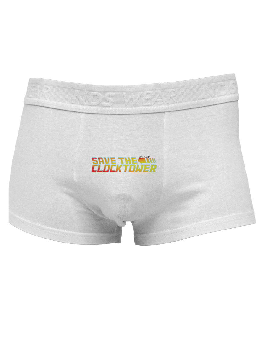 Save The Clock Tower Mens Cotton Trunk Underwear by TooLoud-Men's Trunk Underwear-NDS Wear-White-Small-Davson Sales