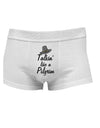 Talkin Like a Pilgrim Mens Cotton Trunk Underwear-Men's Trunk Underwear-NDS Wear-White-Small-Davson Sales