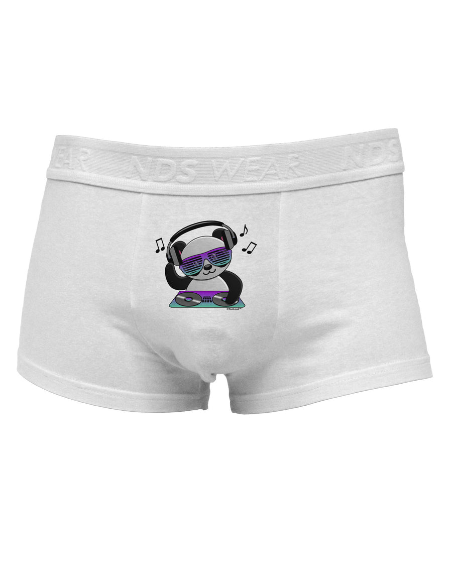 Panda DJ Mens Cotton Trunk Underwear-Men's Trunk Underwear-NDS Wear-White-Small-Davson Sales