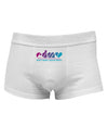 EDM Heart Mens Cotton Trunk Underwear-Men's Trunk Underwear-NDS Wear-White-Small-Davson Sales