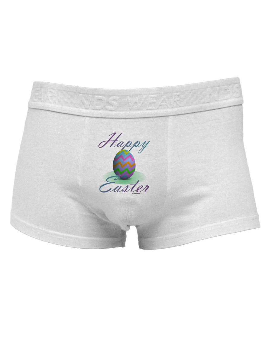 One Happy Easter Egg Mens Cotton Trunk Underwear-Men's Trunk Underwear-NDS Wear-White-Small-Davson Sales