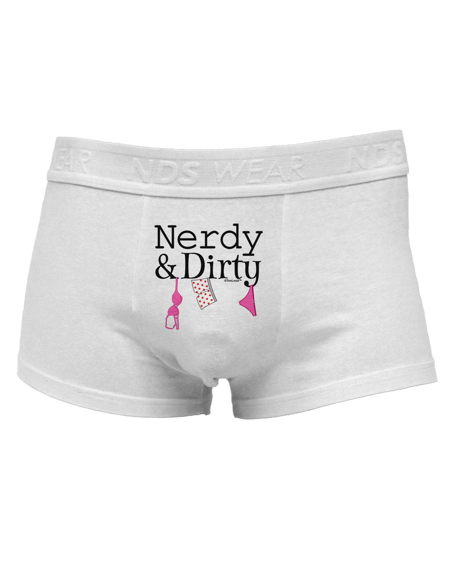 Nerdy and Dirty Mens Cotton Trunk Underwear-Men's Trunk Underwear-NDS Wear-White-Small-Davson Sales