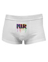 PLUR Paint Mens Cotton Trunk Underwear-Men's Trunk Underwear-NDS Wear-White-Small-Davson Sales