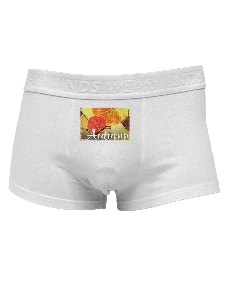 Colorado - Autumn Text Mens Cotton Trunk Underwear-Men's Trunk Underwear-NDS Wear-White-Small-Davson Sales