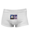 All American Eagle Mens Cotton Trunk Underwear-Men's Trunk Underwear-NDS Wear-White-Small-Davson Sales