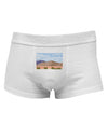 Pixel Landscape - Desert Mens Cotton Trunk Underwear-Men's Trunk Underwear-NDS Wear-White-Small-Davson Sales