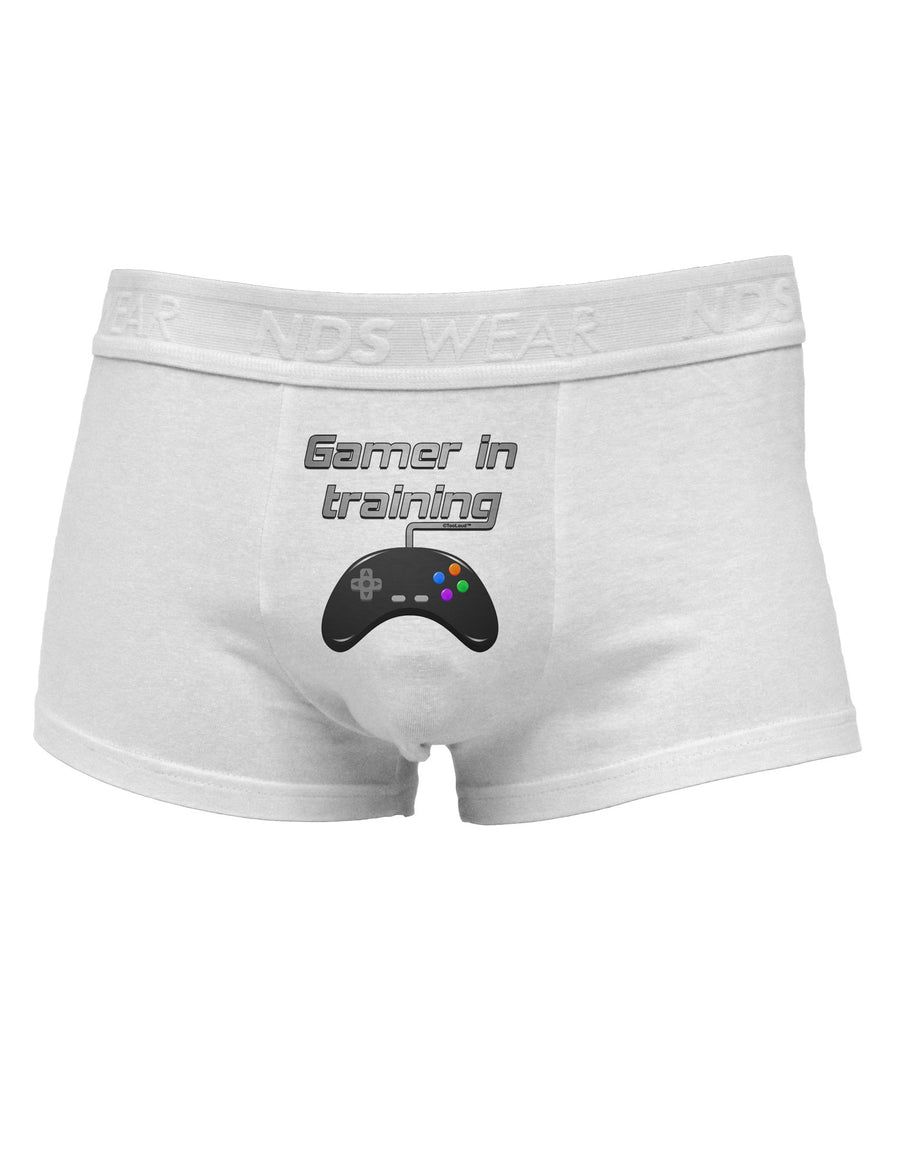 Gamer In Training Color Mens Cotton Trunk Underwear-Men's Trunk Underwear-NDS Wear-White-Small-Davson Sales