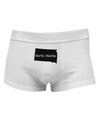 North Dakota - United States Shape Mens Cotton Trunk Underwear by TooLoud-Men's Trunk Underwear-NDS Wear-White-Small-Davson Sales