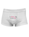 On Valentine's Day We Wear PinkMens Cotton Trunk Underwear by TooLoud-Men's Trunk Underwear-TooLoud-White-Small-Davson Sales