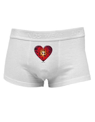 Water Droplet Heart RedMens Cotton Trunk Underwear by TooLoud-Men's Trunk Underwear-NDS Wear-White-Small-Davson Sales