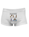 Corona Virus Precautions Mens Cotton Trunk Underwear-Men's Trunk Underwear-NDS Wear-White-Small-Davson Sales