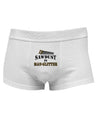 Sawdust is Man Glitter Mens Cotton Trunk Underwear by TooLoud-Men's Trunk Underwear-NDS Wear-White-Small-Davson Sales